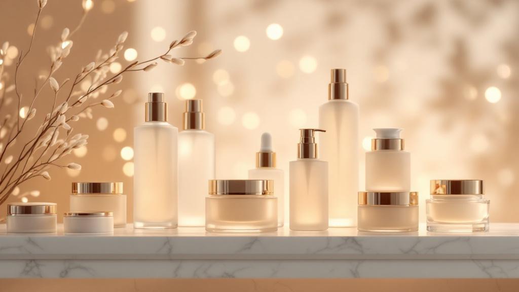 Luxury skincare products