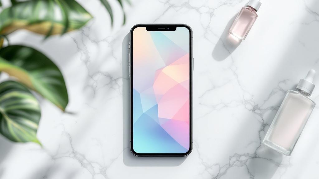 Skincare app showing user interaction and threads