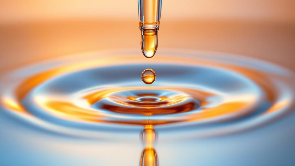 Skincare Serum Drop Macro