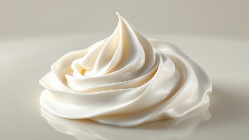 Skincare cream texture